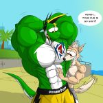 Touch the big Yoshi