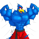 Powered up Falco