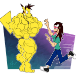 Flexing for the girlfriend