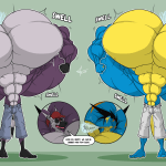 Puffy chests